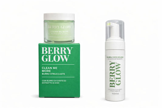 Berry Glow Doppia Detersione -CLEAN ME MORE + Bubble Skin Mousse